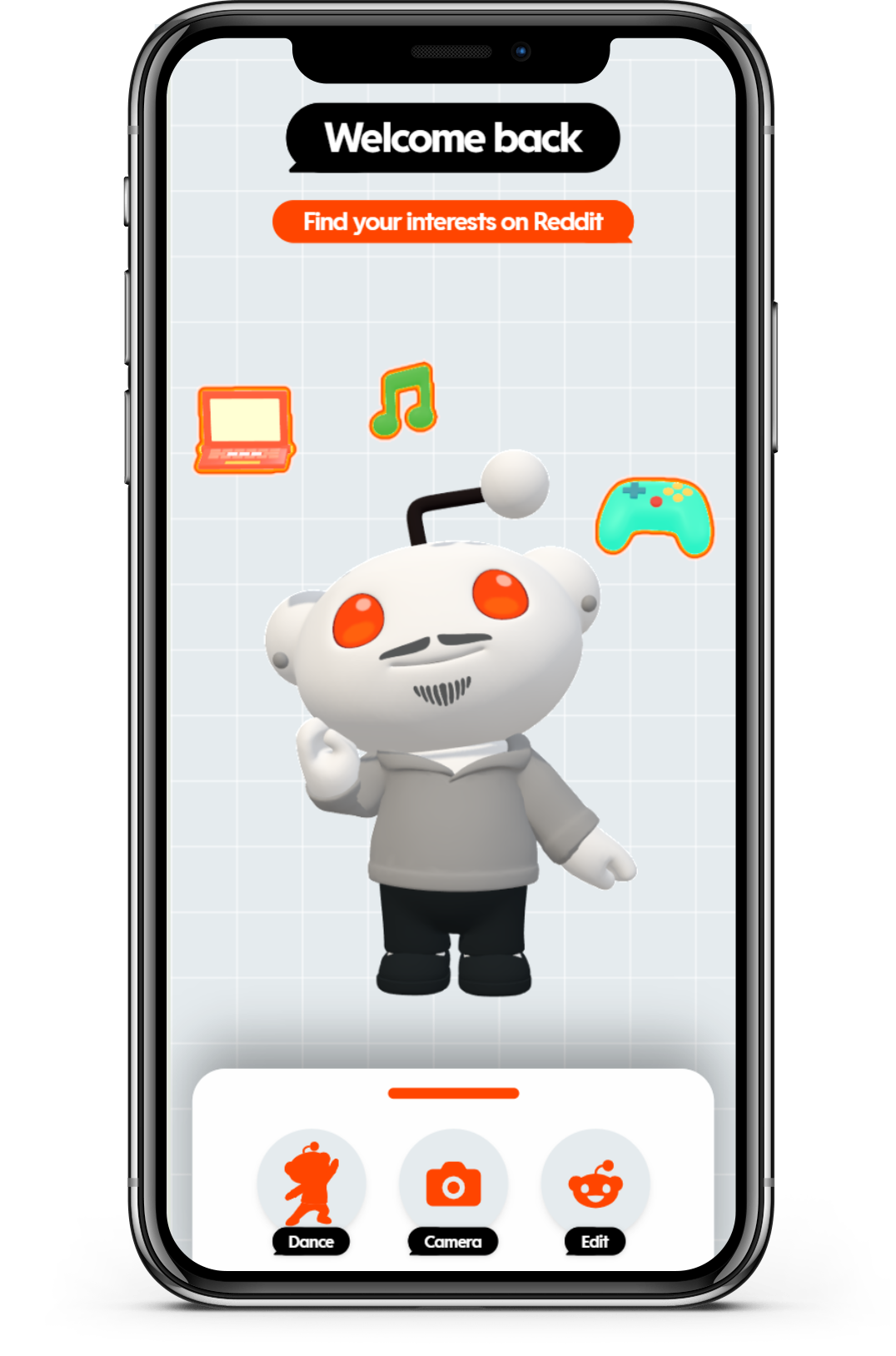 Reddit Snoo AR web app